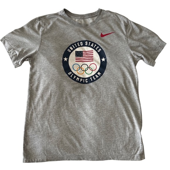 Nike Other - Nike United States Olympic Team Dri-FIT T-Shirt Gray Short Sleeve Unisex Small
